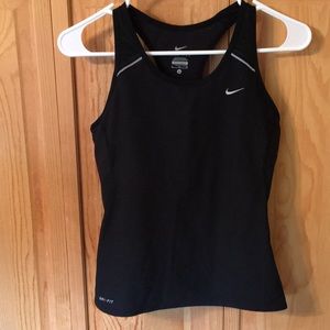Nike black dri-fit workout gym tank top